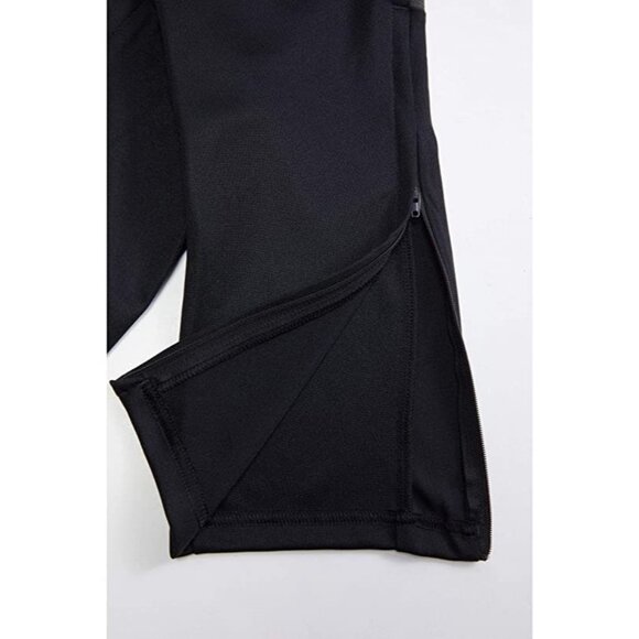 Adidas Kids Tiro Track Pants Size Large Black Zip Ankle Soccer Joggers NWT - Picture 2 of 5